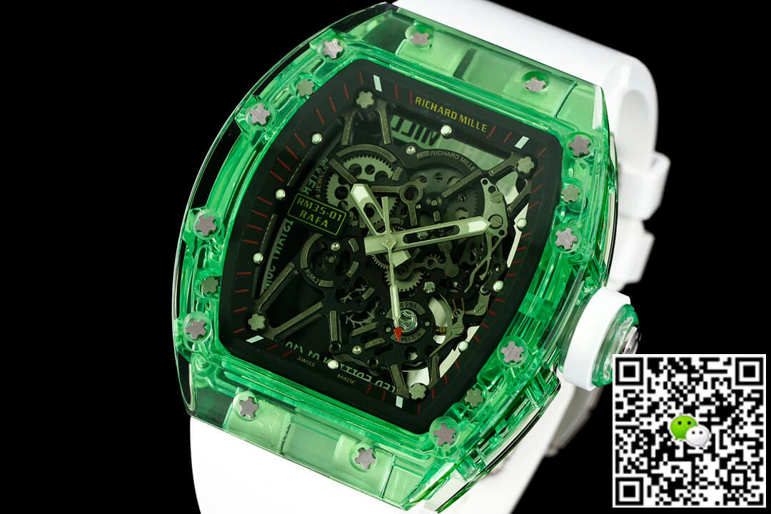 Richard Mille RM35-01 RM Factory Green Transparent Case