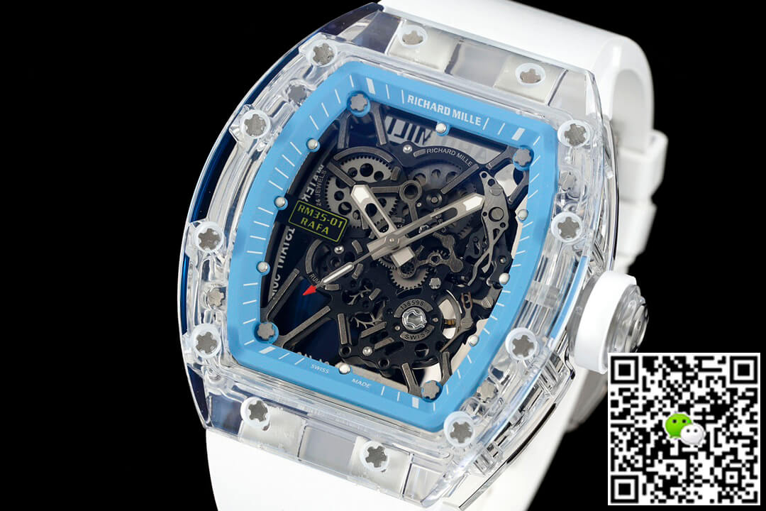 Richard Mille RM35-01 RM Factory White Rubber Strap
