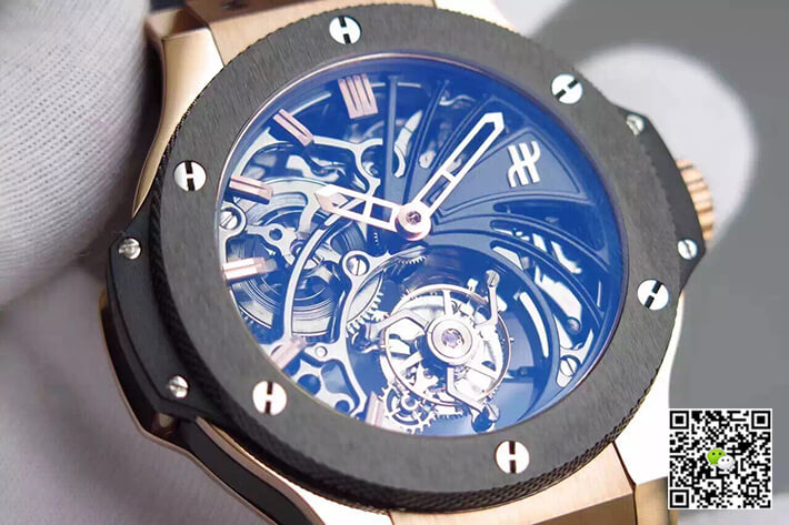 Hublot Big Bang Hollow Tourbillon Skeleton Dial