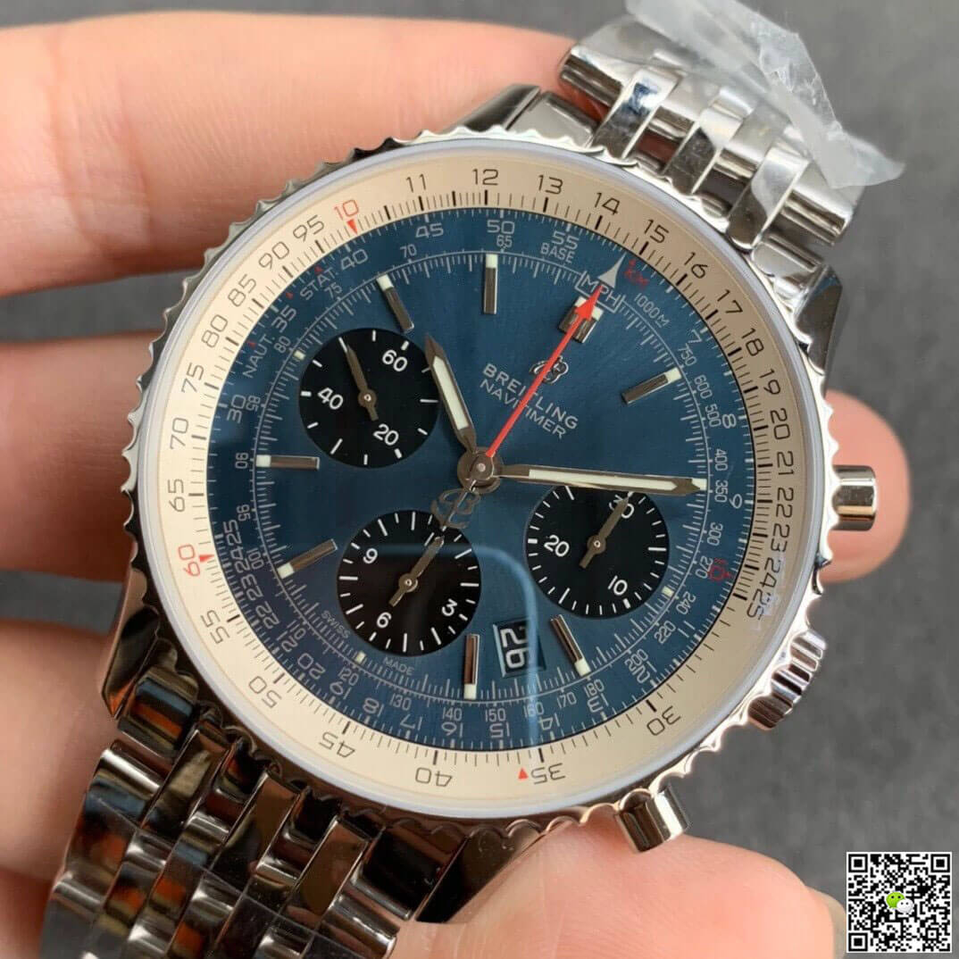 Breitling Navitimer 1 B01 AB0121211C1A1 GF Factory Blue Dial