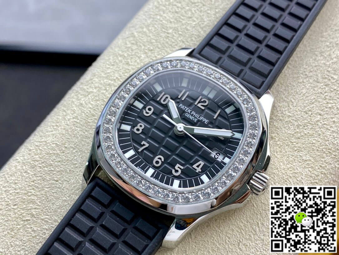Patek Philippe Aquanaut Quartz Ladies 5067A-001 PPF Factory Diamond-set Bezel