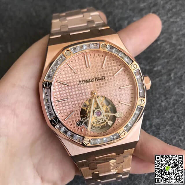 Audemars Piguet Royal Oak Tourbillon Extra Thin 26514OR.ZZ.1220OR.01 R8 Factory Diamond Bezel