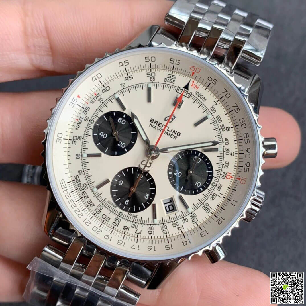 Breitling Navitimer 1 B01 AB0121211G1A1 GF Factory Silver Dial
