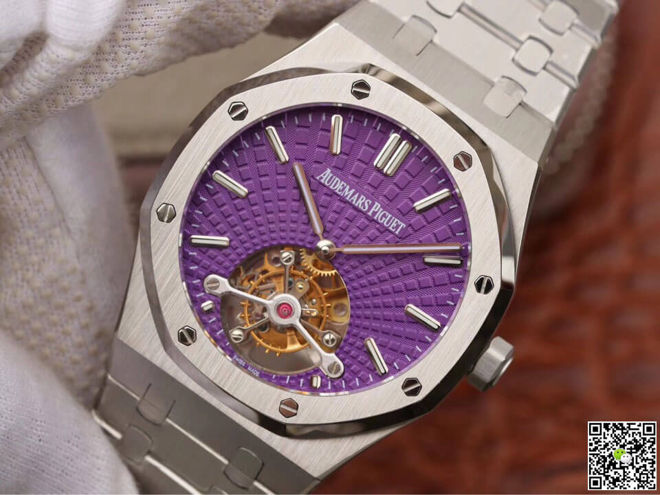 Audemars Piguet Royal Oak Tourbillon 26522ST.OO.1220ST.01 JF Factory Purple Dial
