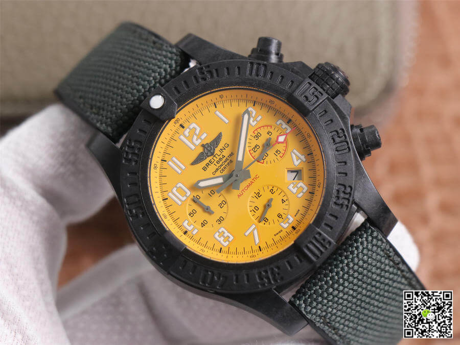 Breitling Avenger Hurricane 12H XB0180E41I1W1 GF Factory V2 Yellow Dial