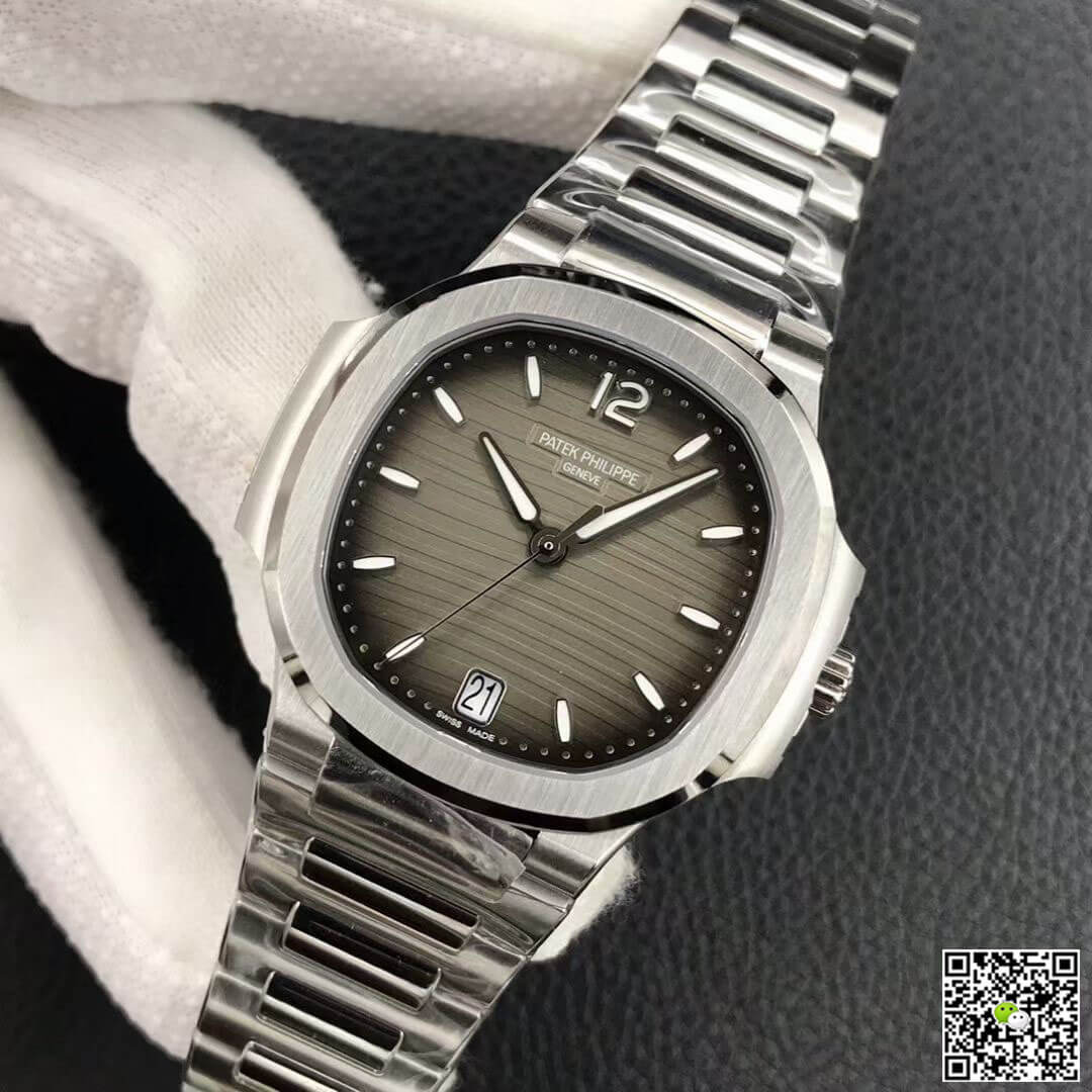 Patek Philippe Nautilus Ladies 7118/1A-011 3K Factory Grey Dial