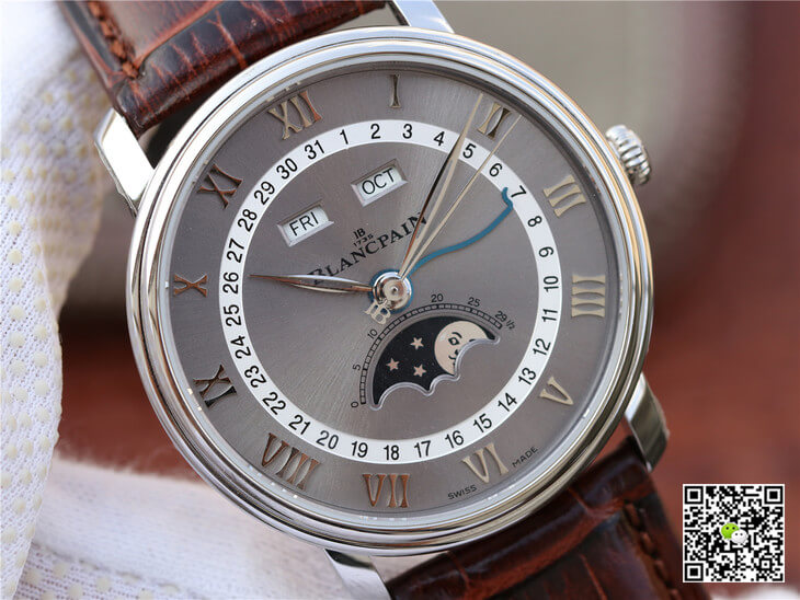 Blancpain Villeret 6654-1113-55B OM Factory V2 Grey Dial