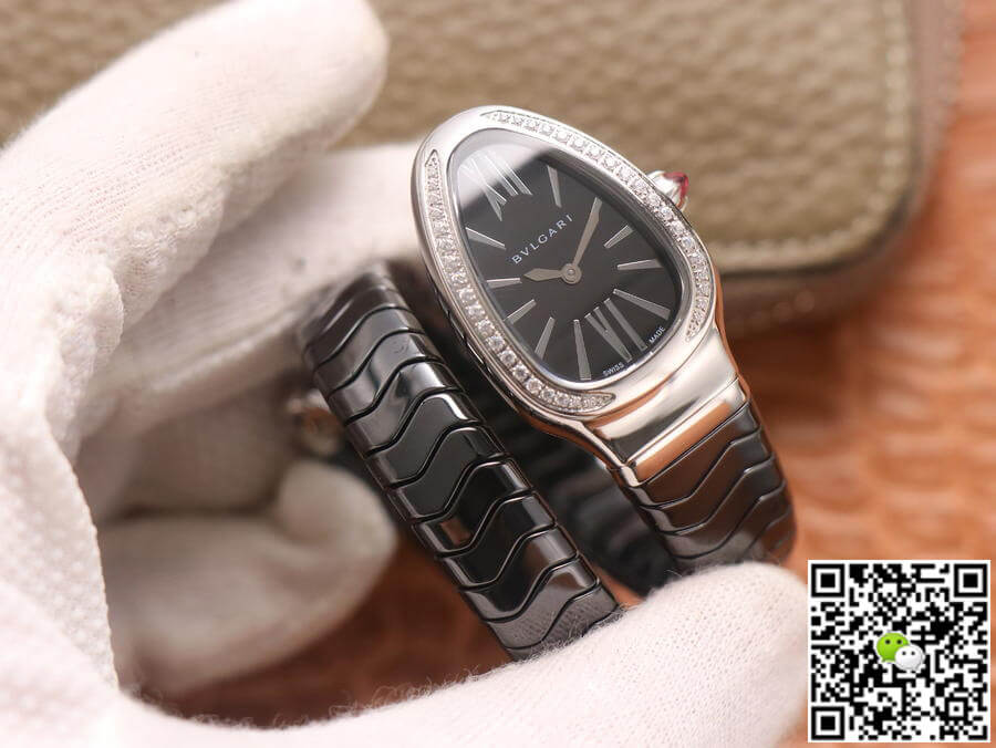 Bvlgari Serpenti BV Factory Black Dial