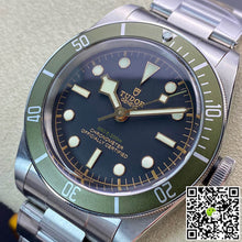 Tudor Heritage Black Bay Green Harrods Special Edition 79230G ZF Factory Black Dial
