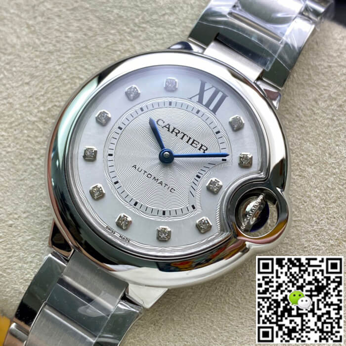 Ballon Bleu De Cartier WE902074 33MM V6 Factory Steel Strap