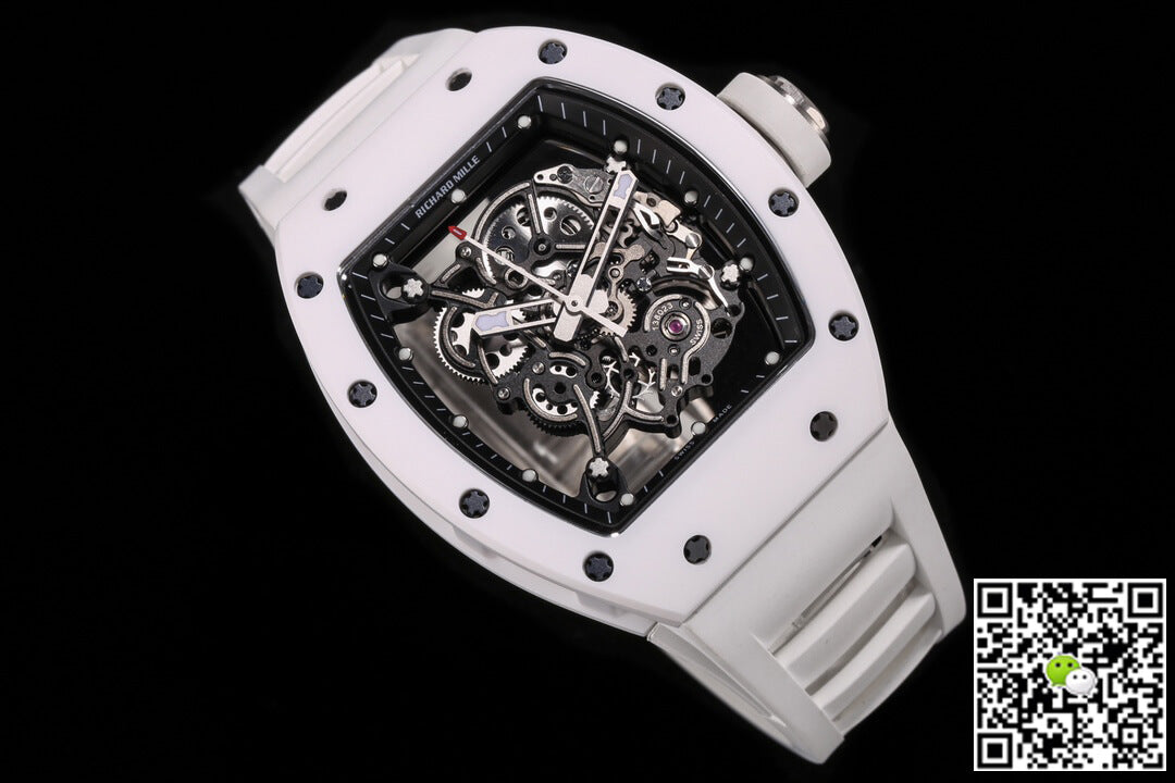 Richard Mille RM-055 BBR Factory White Ceramic