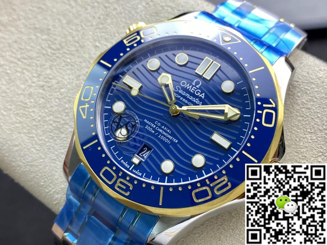 Omega Seamaster Diver 300M 210.20.42.20.03.001 VS Factory Blue Dial