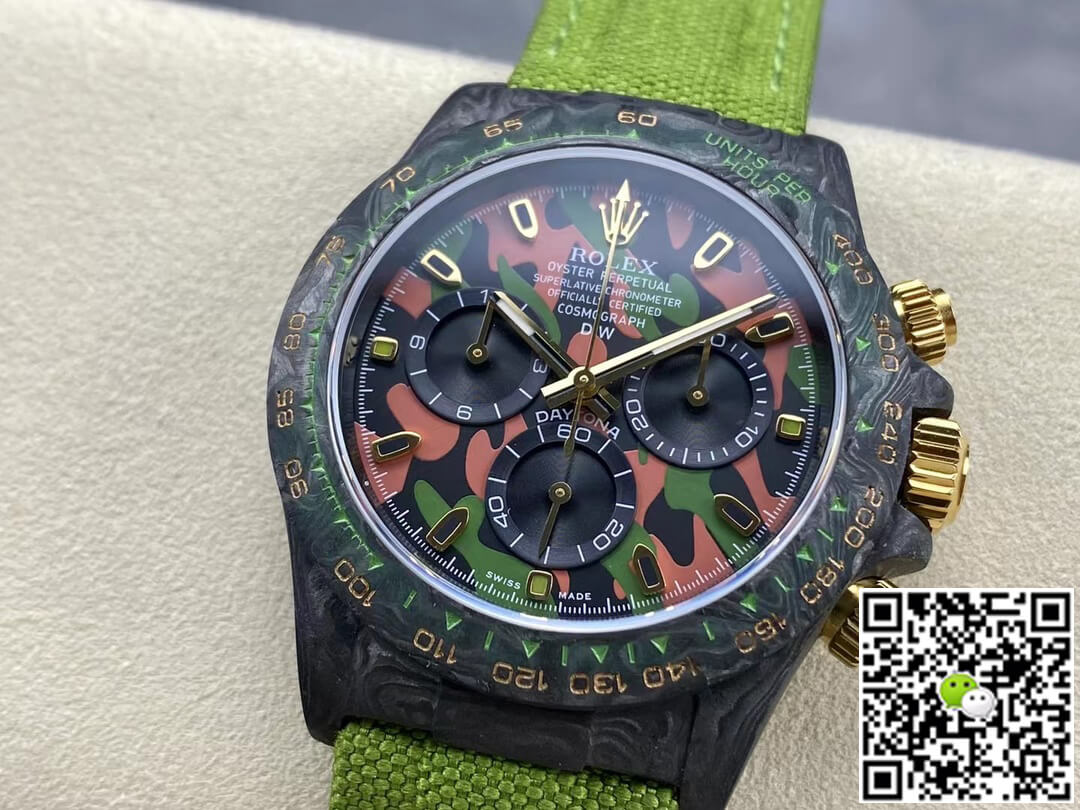 Rolex Daytona Cosmograph Diw Custom Version Noob Factory Green Strap