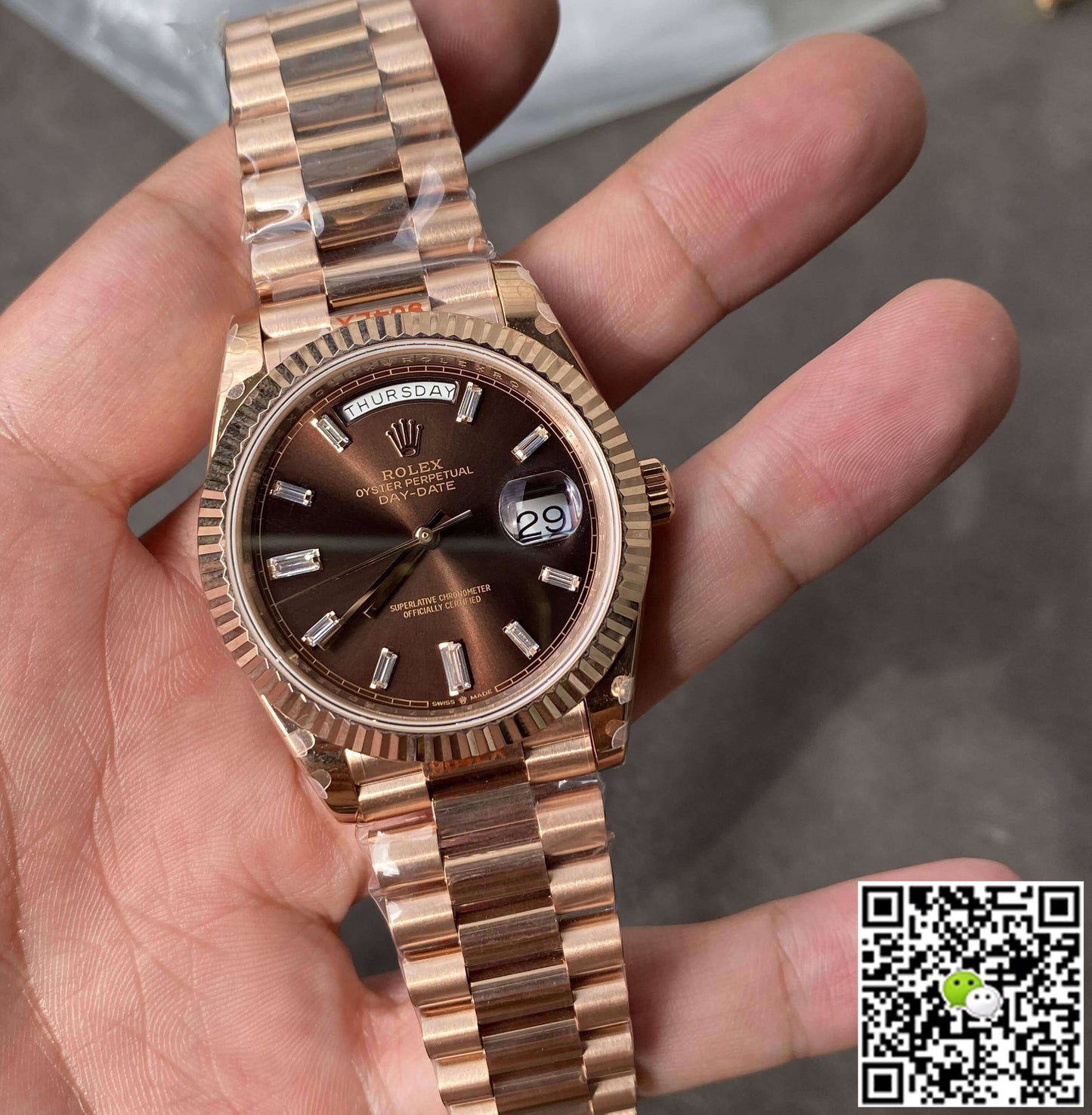Rolex Day Date M228235-0003 GM Factory V2 Rose Gold