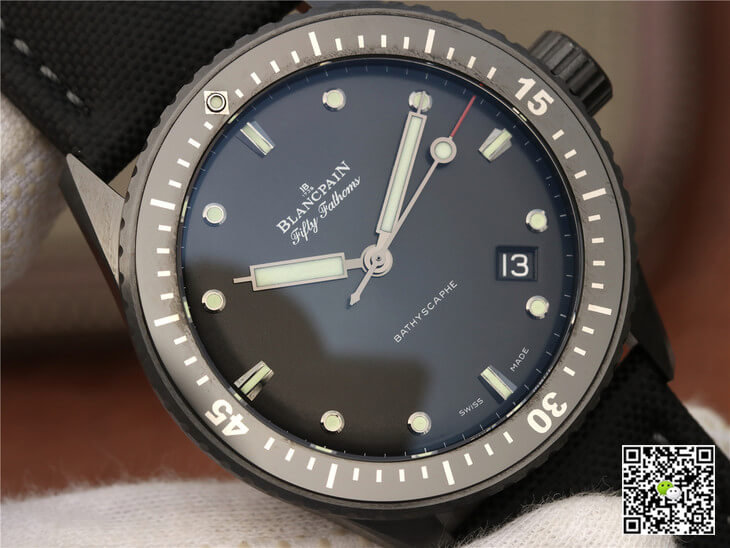 Blancpain Fifty Fathoms Bathyscaphe 5000-0130-B52-B GF Factory Black Ceramic