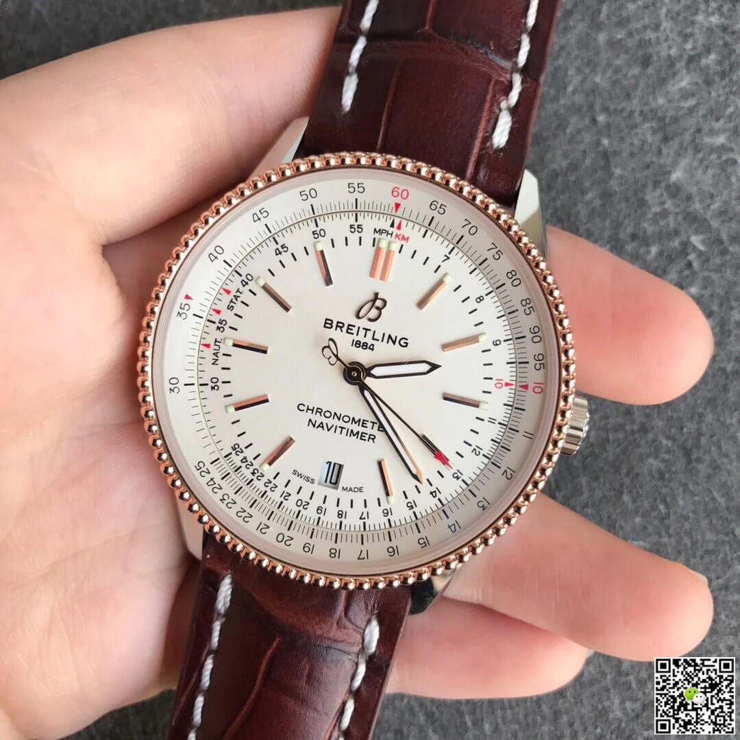 Breitling Navitimer 1 U17326211G1P2 V7 Factory Cowhide Strap