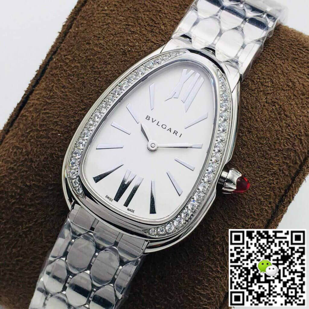 Bvlgari Serpenti 103361 BV Factory Silver White Dial
