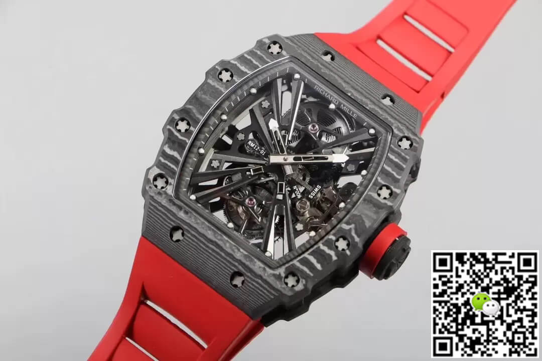 Richard Mille RM12-01 Tourbillon RM Factory Carbon Fiber Skeleton Dial