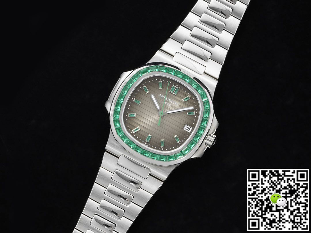 Patek Philippe Nautilus 5711 GR Factory Green Diamond Bezel
