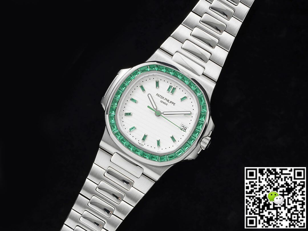 Patek Philippe Nautilus 5711 GR Factory Diamond-Set White Dial