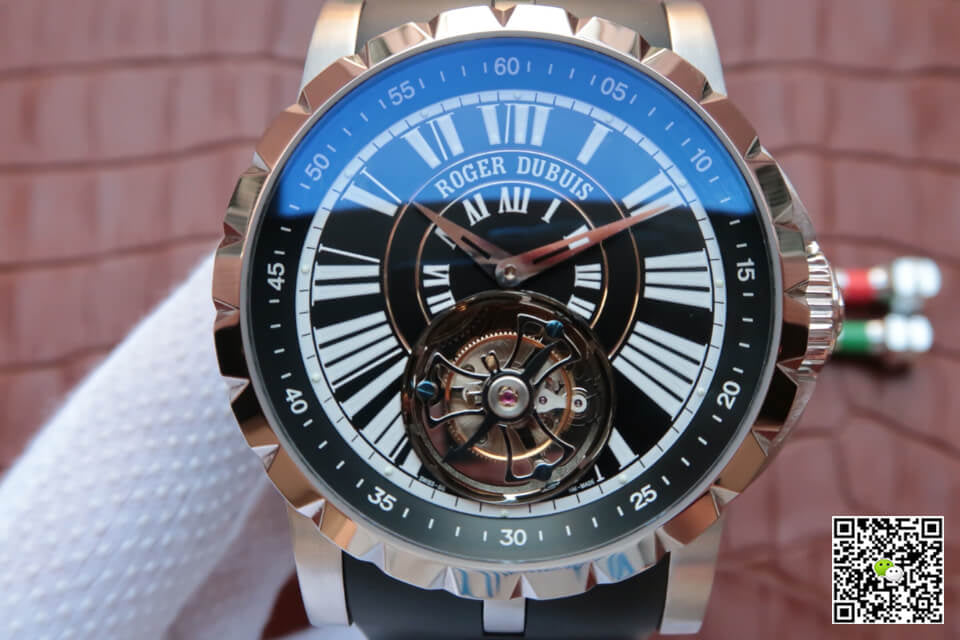 Roger Dubuis Hommage Tourbillon JB Factory Black Dial