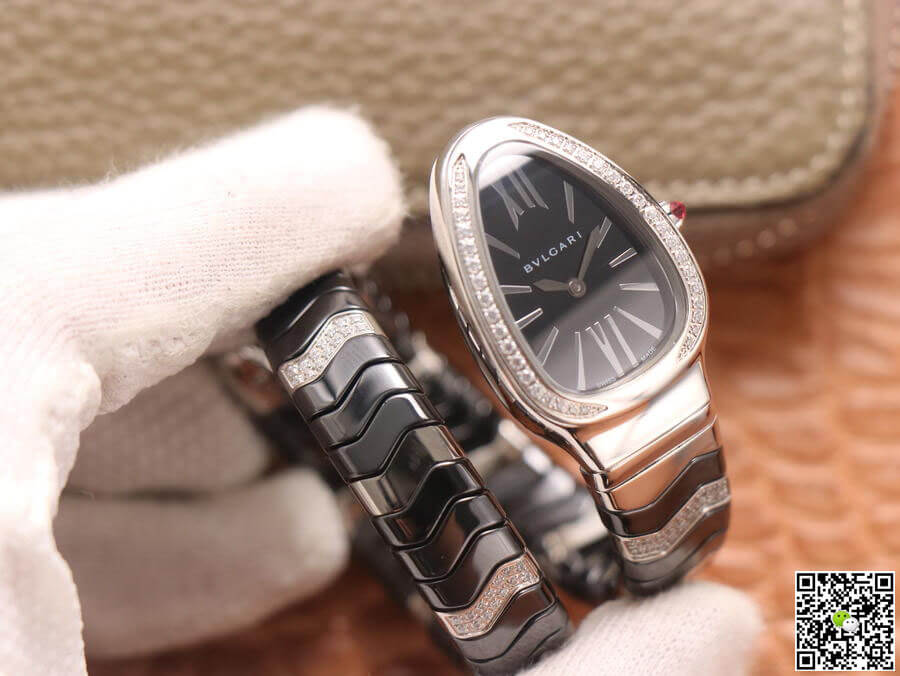 Bvlgari Serpenti 102129 BV Factory Black Dial