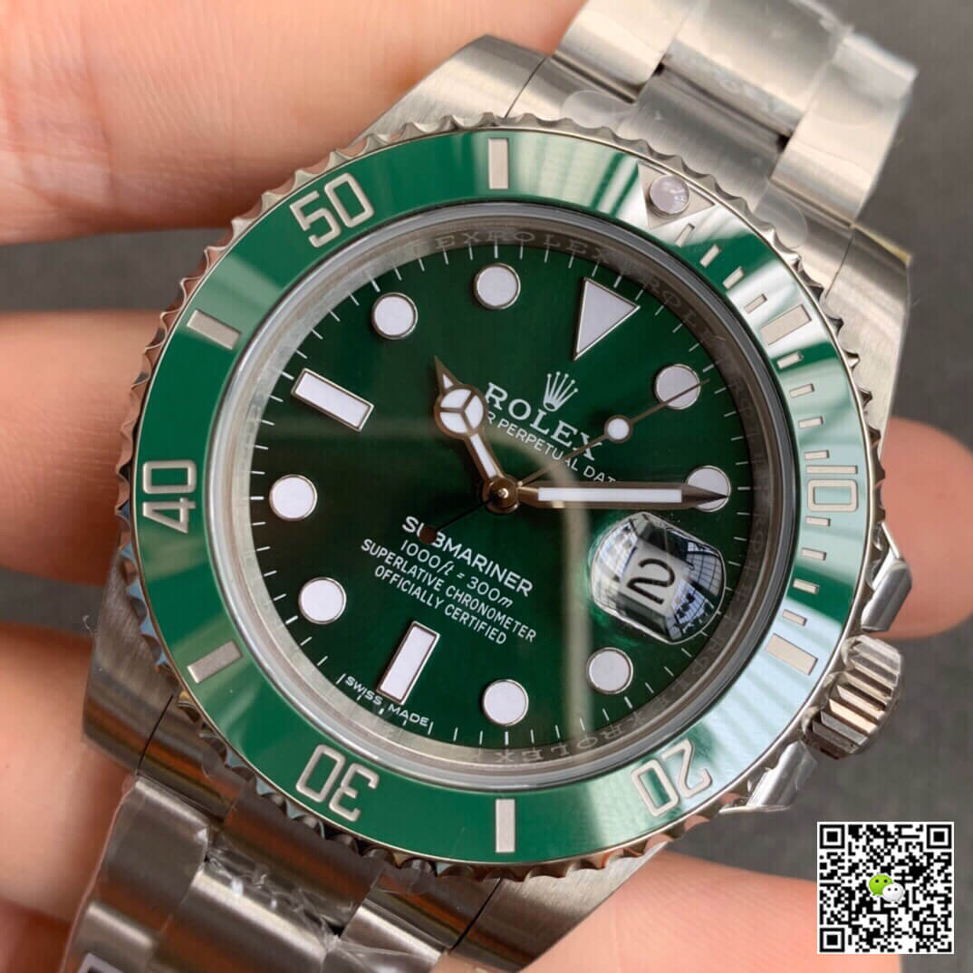 Rolex Submariner 116610LV 40MM ZZ Factory V2S Green Dial