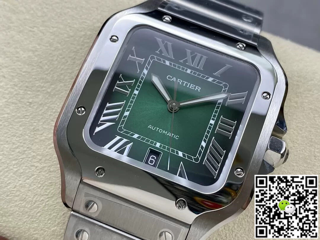 Cartier De Santos WSSA0062 BV Factory Green Dial