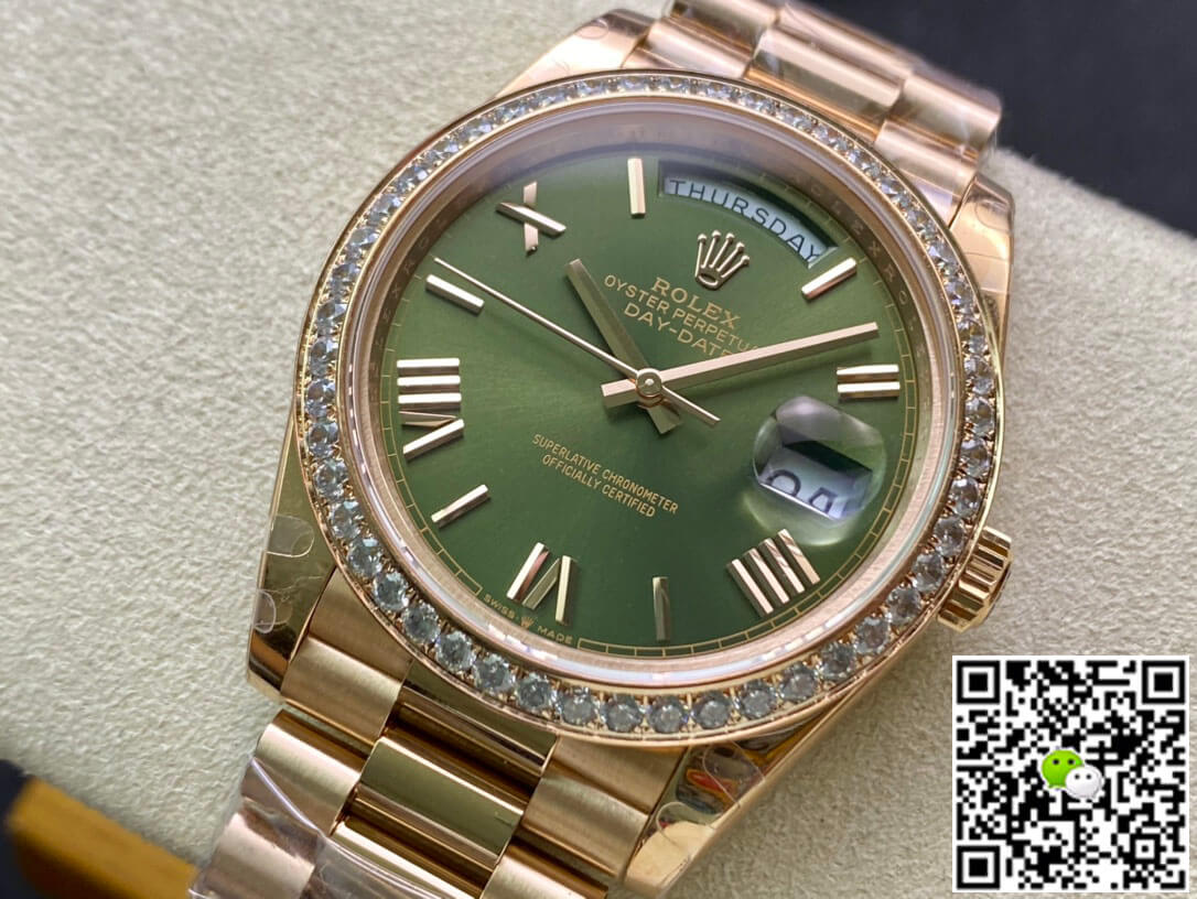 Rolex Day Date M228345RBR-0011 EW Factory Rose Gold