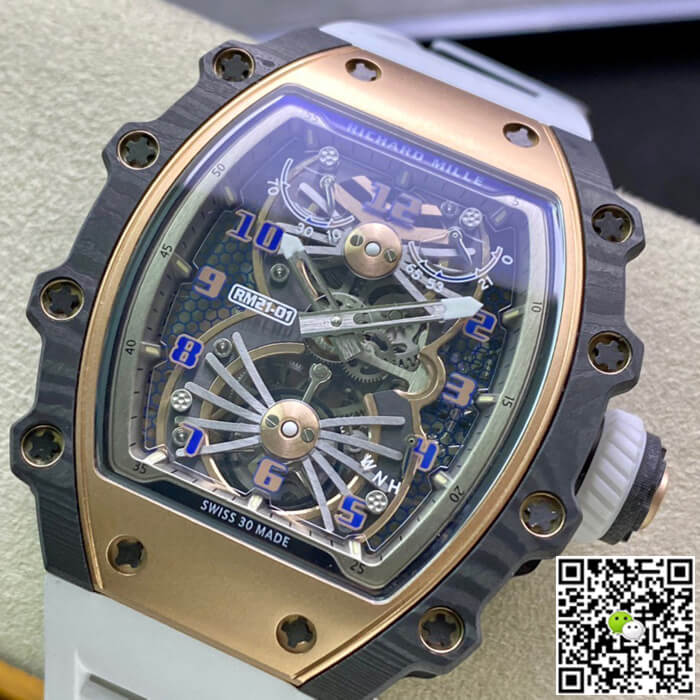 Richard Mille RM21-01 RM Factory Tourbillon Carbon Fiber Bezel