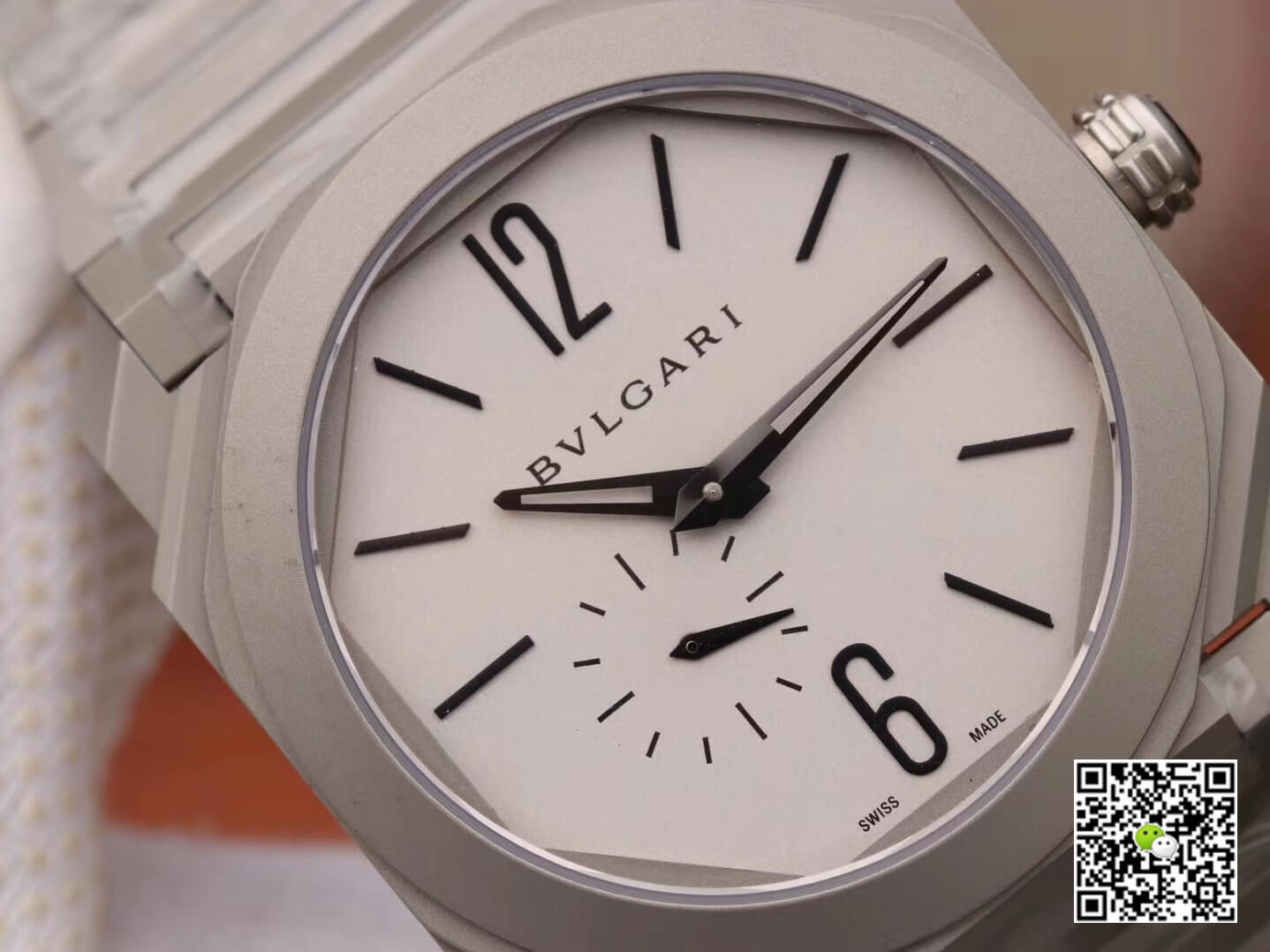 Bvlgari Octo Finissimo 103011 BV Factory Silver Gray Dial