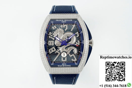 Franck Muller Vanguard ABF Factory Stainless Steel Crown