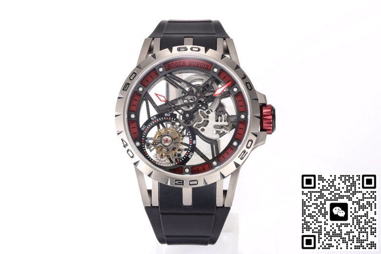 Roger Dubuis Excalibur RDDBEX0479 NEW Factory Tourbillon Hollow Dial