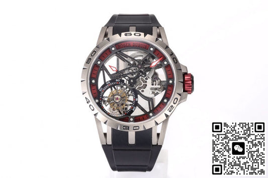 Roger Dubuis Excalibur RDDBEX0479 NEW Factory Tourbillon Hollow Dial