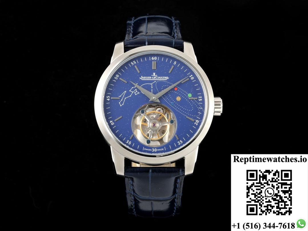 Jaeger-Lecoultre Master 16634E1 Rms Factory Tourbillon Bar Hour Markers-Rep Time Watches