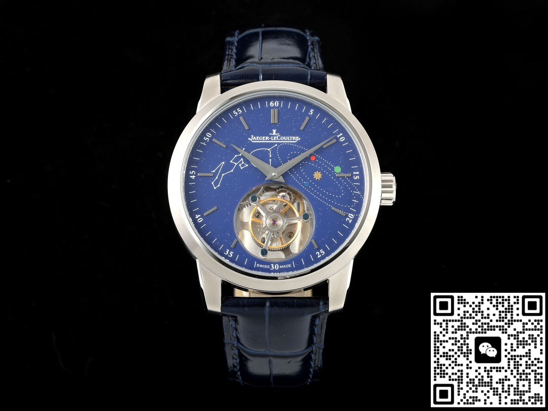 Jaeger-LeCoultre Master 16634E1 RMS Factory Tourbillon Bar Hour Markers