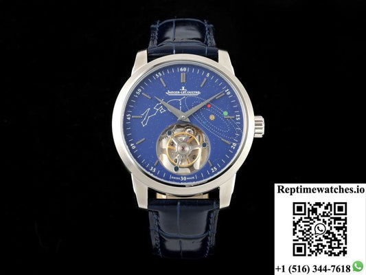 Jaeger-LeCoultre Master 16634E1 RMS Factory Tourbillon Bar Hour Markers