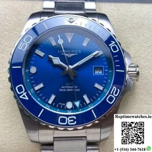 Longines Sports L3.790.4.96.6 Gr Factory Stainless Steel Case-Rep Time Watches
