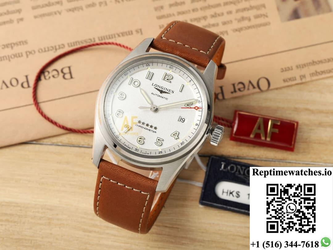Longines Spirit L3.811.4.73.2 AF factory leather strap