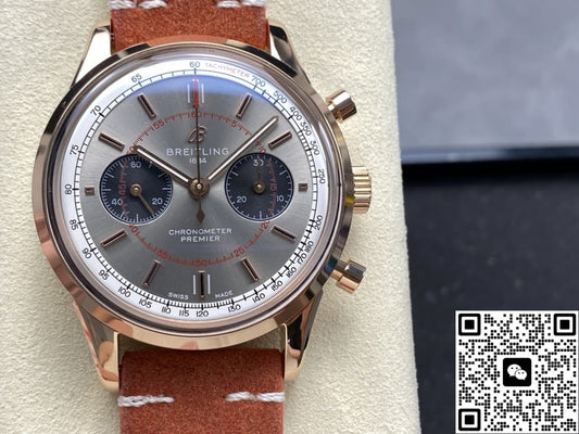 Breitling Premier RB0118A31B1X1 BLS factory chronograph function
