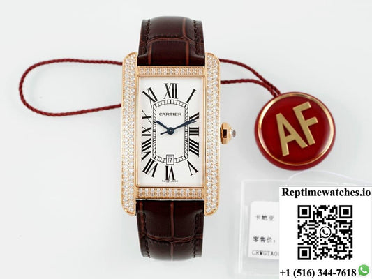 Cartier Tank WB704851 AF Factory Alligator Leather Strap