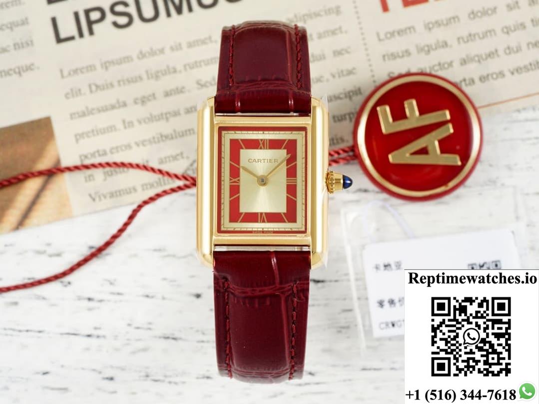 Cartier Tank WGTA0059 AF Factory Diamond Crown