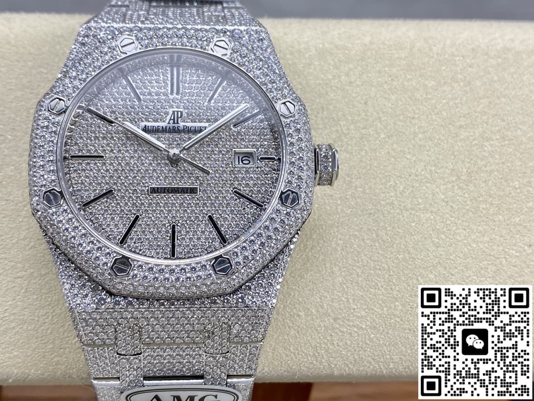Audemars Piguet Royal Oak 15400ST.012 AMG Factory Stick Hour Markers