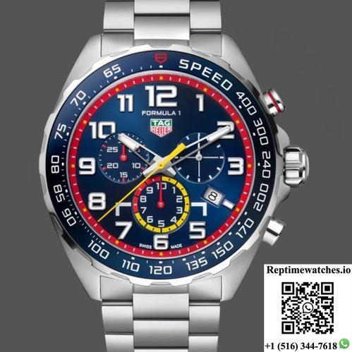 Tag Heuer F1 Caz101Al.Ba0842 Blue Dial-Rep Time Watches