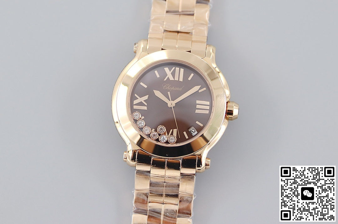 Chopard HAPPY DIAMONDS 277472-5003 YF Factory Brown Dial