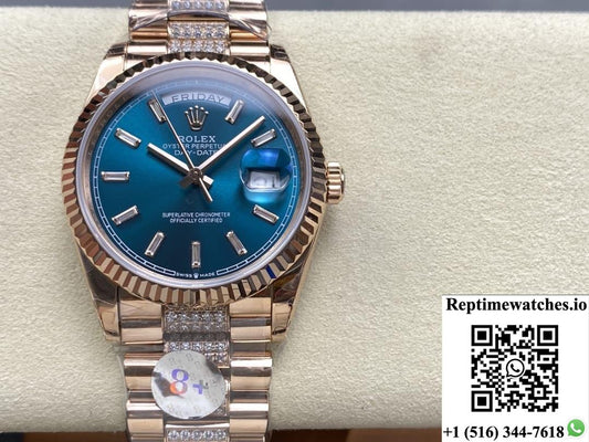 Rolex Day-Date M128235-0086 8+ Factory Week Display