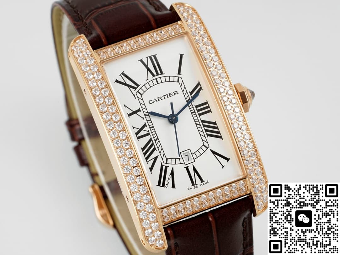 Cartier Tank WB704851 AF Factory Alligator Leather Strap