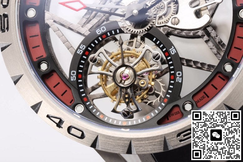 Roger Dubuis Excalibur RDDBEX0479 NEW Factory Tourbillon Hollow Dial