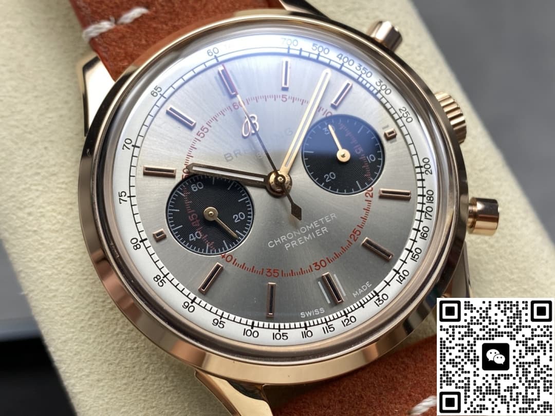 Breitling Premier RB0118A31B1X1 BLS factory chronograph function