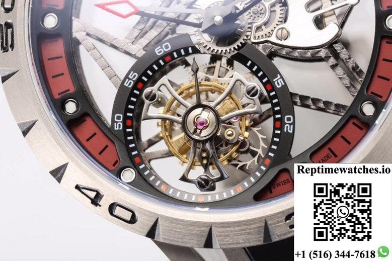 Roger Dubuis Excalibur RDDBEX0479 NEW Factory Tourbillon Hollow Dial